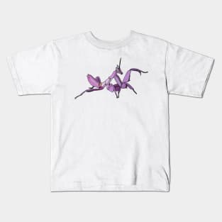 Orchid mantis cartoon illustration Kids T-Shirt